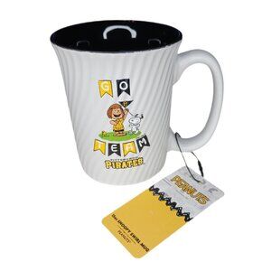 Pittsburgh Pirates 15 oz Mug Snoopy Swirl Peanuts Go Team MLB White & Black
